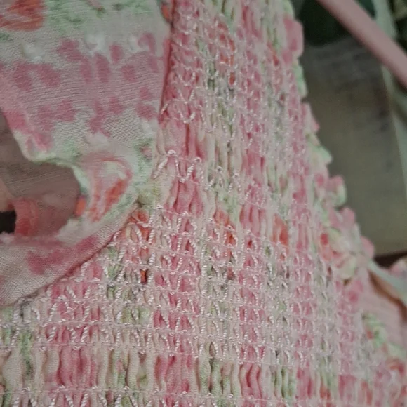 LoveShackFancy Chessie Heirloom  Fragrance Strawberry Macaroon Maxi Dress NWT - Picture 6 of 16